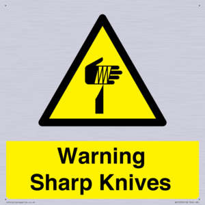 Warning Sharp Knives